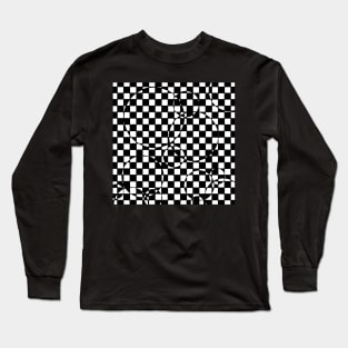 Circle checker board Long Sleeve T-Shirt